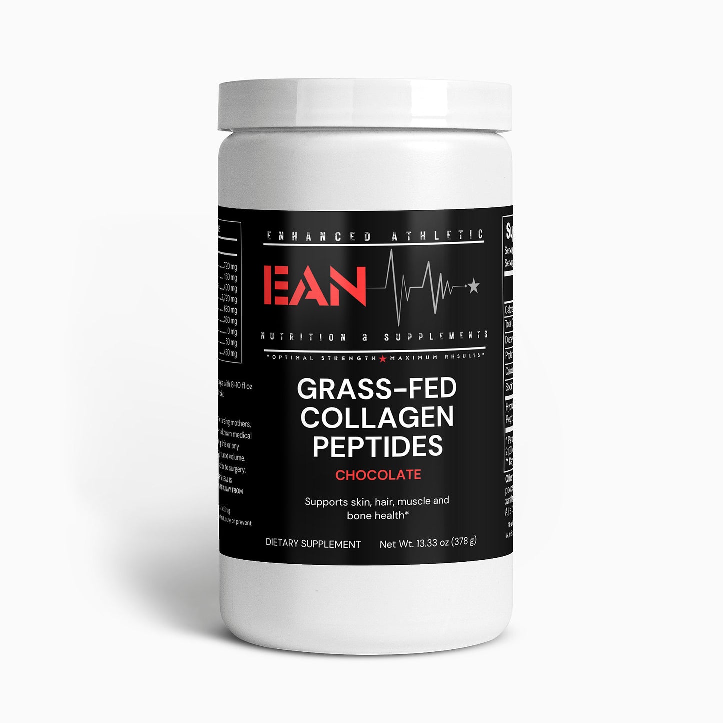 Grass-Fed Collagen Peptides Powder - Chocolate