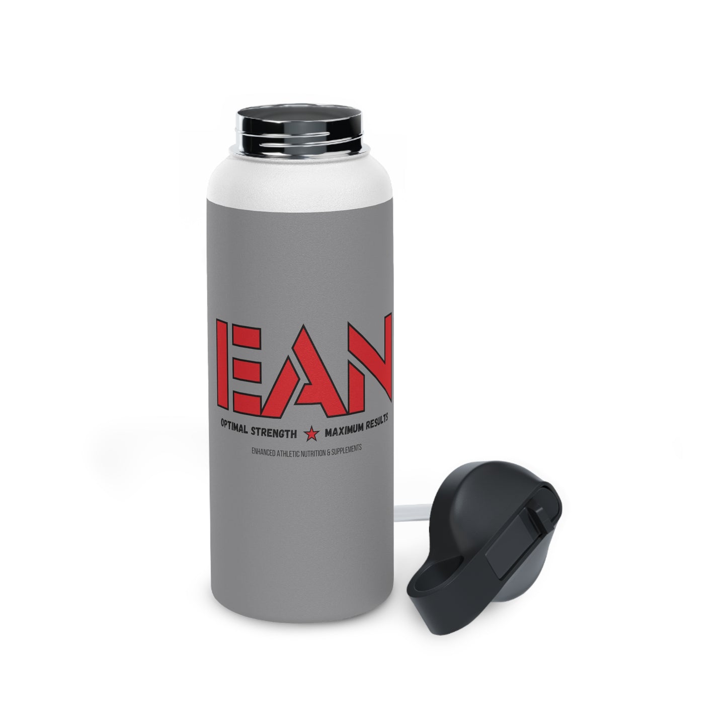 EAN - Stainless Steel Water Bottle, Standard Lid